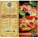 onde comprar folder para pizzaria Campo Belo